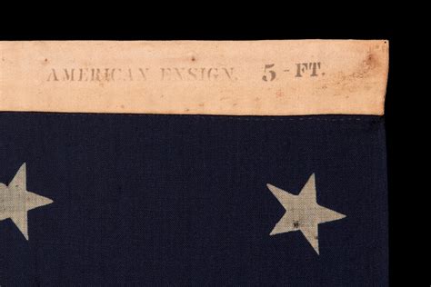 38 Star Antique American Flag Notched Configuration Colorado