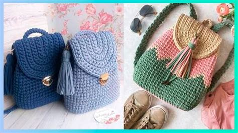 Bolsos Para Ni As Tejidos A Crochet Youtube