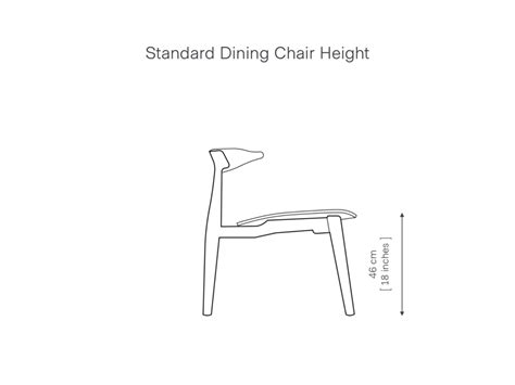 Standard Chair And Table Heights In The Uk Grain And Frame