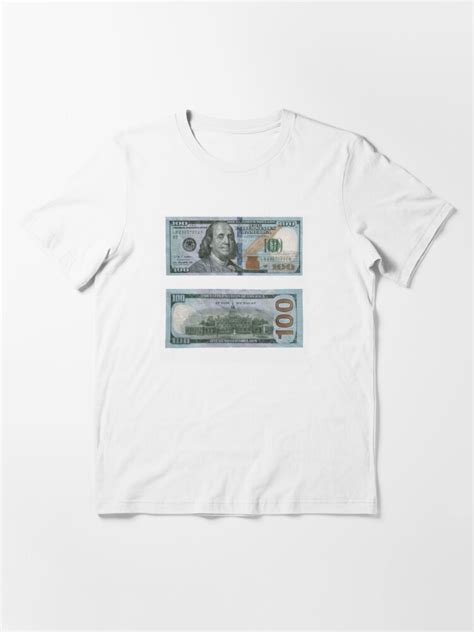 100 Dollar Bill Money T Shirt For Sale By Rocklanone Redbubble