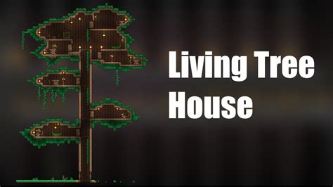 Terraria Living Wood Tree House Build - YouTube attach the fact that we can draw lines between rich mahogany / shadewood and living wood is totally awesome.