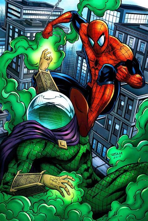 Spider Man Vs Mysterio Mysterio Marvel Spiderman Comic Marvel