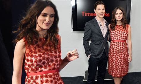 Keira Knightley Joins Imitation Game Co Star Benedict Cumerbatch For Movie Chat Daily Mail Online