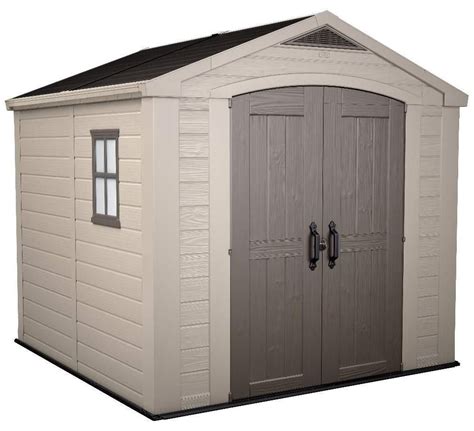 Visit your local store for the widest range of products. KETER FACTOR 8'x8' SHED 2.6mx2.5m