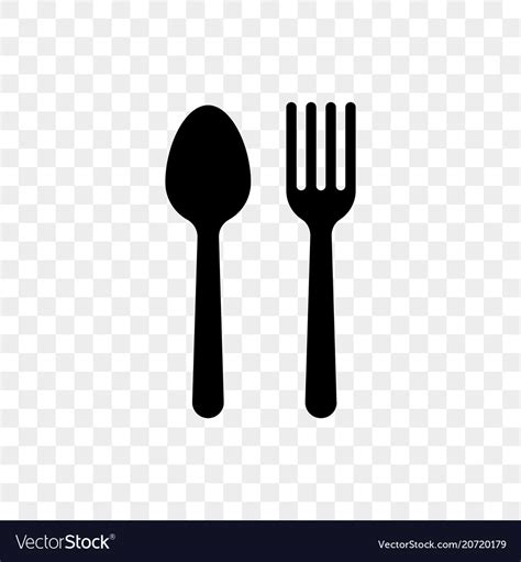 Free spoon and fork icons in various ui design styles for web, mobile, and graphic design projects. Spoon fork cutlery flat silhouette icon Royalty Free Vector