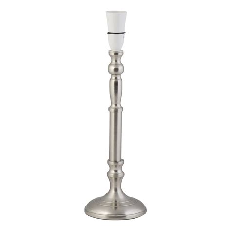 This is not a total loss. Verve Design Brushed Chrome Bondi Candlestick Lamp Base ...