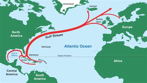 The Gulf Stream Streaming Gulf Stream Map Sailing Trips