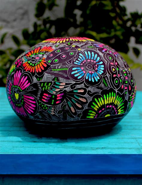 Andean Painted Gourd