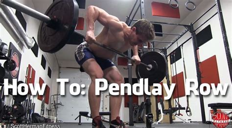 How To Pendlay Row Video Barbell Row Exercise Fitness Diary