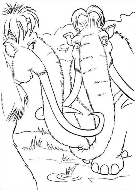 Ice Age 4 Coloring Pages For Kids >> Disney Coloring Pages