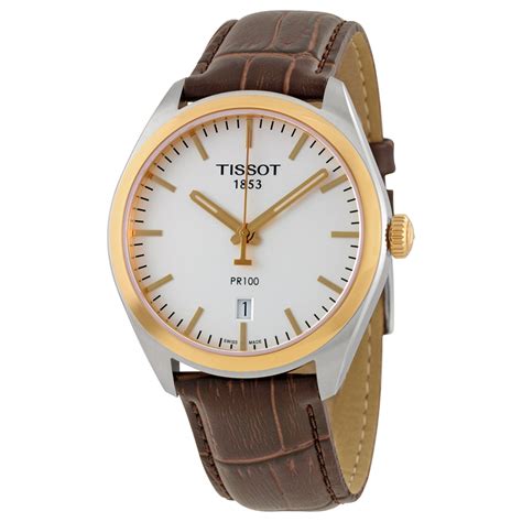 Men's swiss chronograph seastar 1000 gray stainless steel bracelet diver watch 45.5mm. Tissot T101.410.26.031.00 PR 100 Mens Quartz Watch