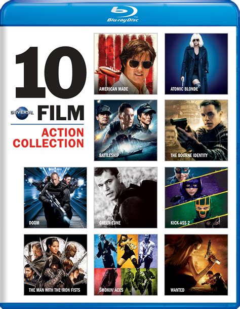 Universal 10 Film Action Collection Blu Ray