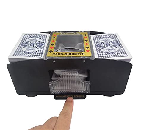 Taavop Automatic Card Shuffler 1 2 Deck Battery Operated Electric