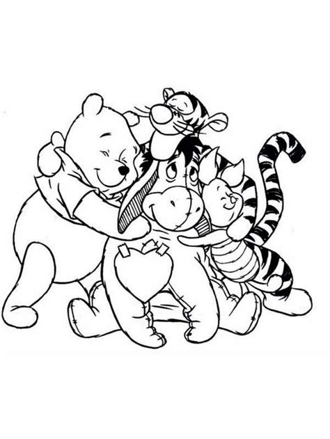 Winnie The Pooh Coloring Pages Printable Free Coloring Sheets Disney