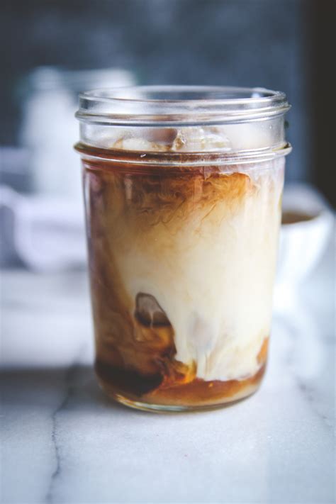 Latte takes 45 seconds to be poured. Homemade Iced Salted Honey Latte Recipe - Sweetphi
