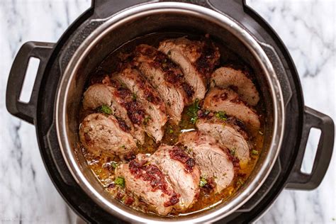 Grilling meat reduces the fat because it drips out while you cook. Instant Pot Pork Tenderloin Recipe with Cranberry Butter ...
