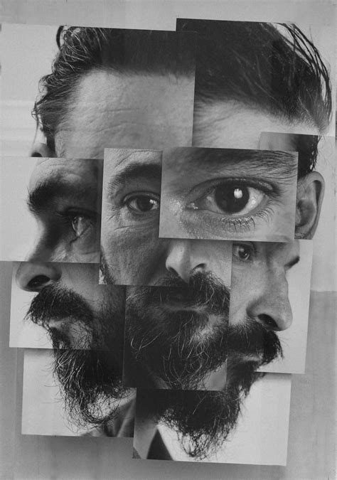 Fragments Collage Portrait Photo Art Distortion Photography