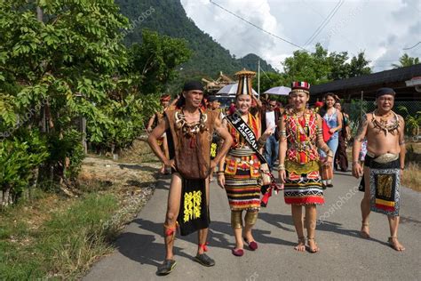 Sarawak Malaysia June 1 2014 People Of The Bidayuh Tribe An