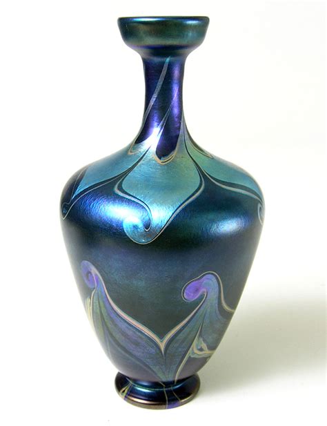 American Glass Tiffany Favrile Decorated Vase