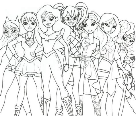 Make a coloring book with batgirl dc superhero girls for one click. Super Hero High Free Printable Coloring Page | Superhero ...