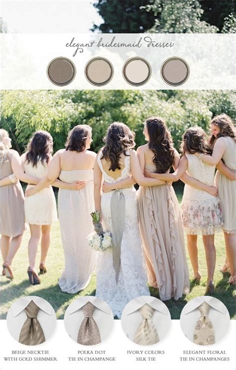 Coordinating The Bridesmaids And Groomsmen From Bows N