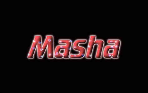 Masha Logo Free Name Design Tool From Flaming Text