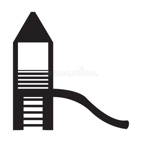 Isolated Playground Slide Icon Stock Vector Illustration Of Vacation