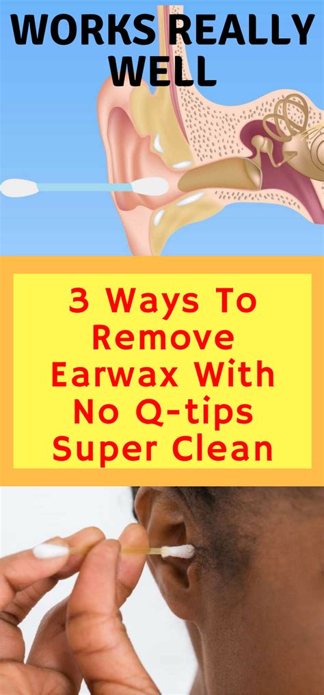 How To Clean Your Ears With Q Tips Never Use Q Tips To Clean Your Ear