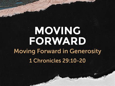 Moving Forward In Unity Faithlife Sermons