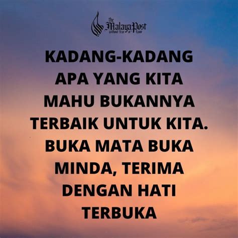 Mutiara Kata 5 Jan 2020 - The Malaya Post