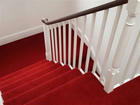 Red Stairs Portfolio Carpets The Flooring Group