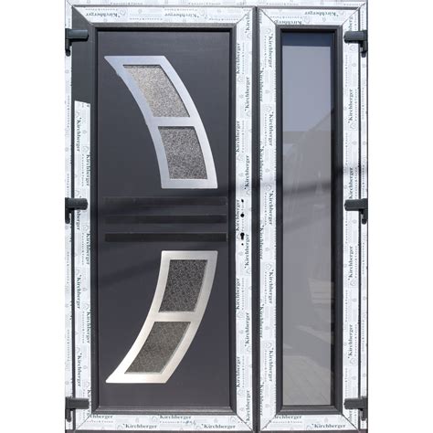 Usa De Intrare Termopan Model London Inoxline Glass Antracit