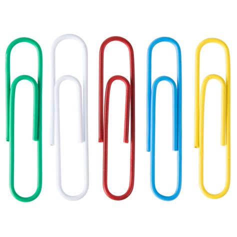 Universal Unv95000 Assorted Color Jumbo Vinyl Coated Paper Clip 250box