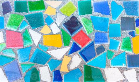 Colorful Trencadis Broken Tiles Mosaic 1247126 Stock Photo At Vecteezy