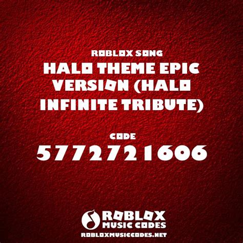 Halo Theme Epic Version Halo Infinite Tribute Roblox Id