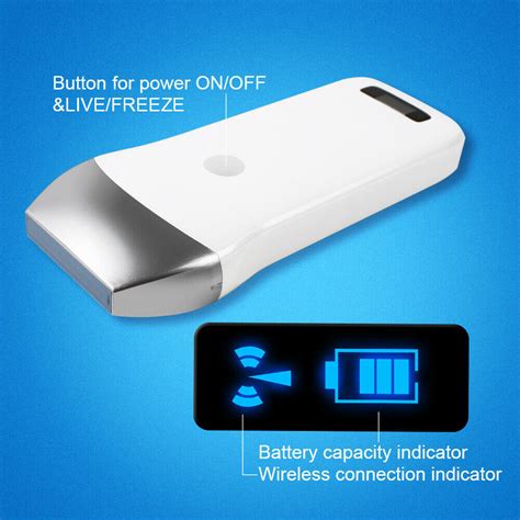 Portable Handheld Wireless WiFi Ultrasound Scanner Linear Probe