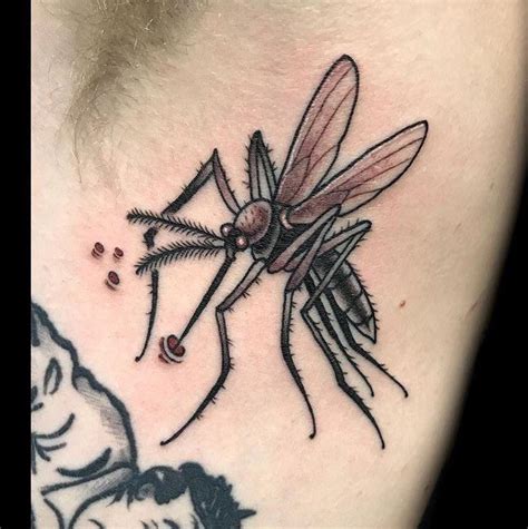 Armpit Mosquito By Charles Russ At Seattle Tattoo Emporium In Seattle