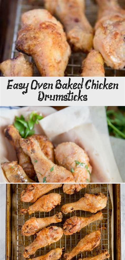 Includes instructions on how long to bake chicken drumsticks and chicken temperature. Easy Oven Baked Chicken Drumsticks - Chicken # ...