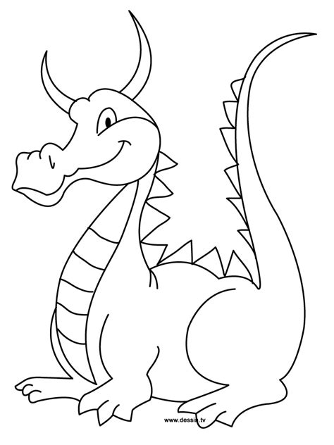 Coloriage dragon