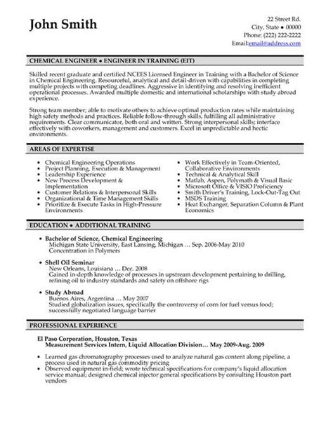 Most of engineering work is project based, therefore in your cv you should give brief details of the entire projects you were involved in and then highlight your specific. Click Here to Download this Chemical Engineer Resume ...
