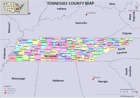 Map Of Tennessee By County Get Latest Map Update