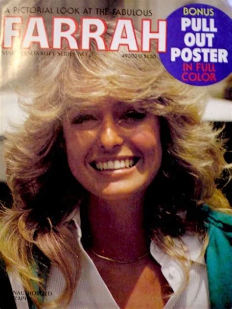 Farrah Fawcett Magazine 1977 Star Personality Poster Charlies Angels