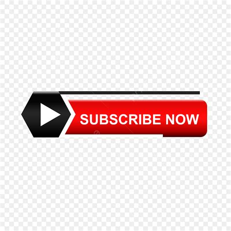 Youtube Subscribe Lower Third Button Social Like Share Png