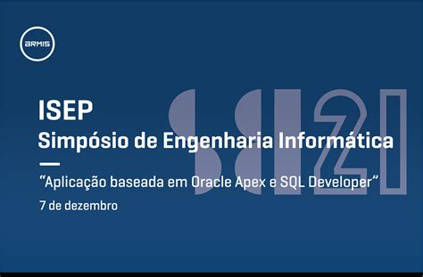 Armis Armis Estar Representada No Simp Sio De Engenharia Inform Tica