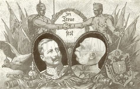 The Alliance Between The German And Austro Hungarian Empires Stock