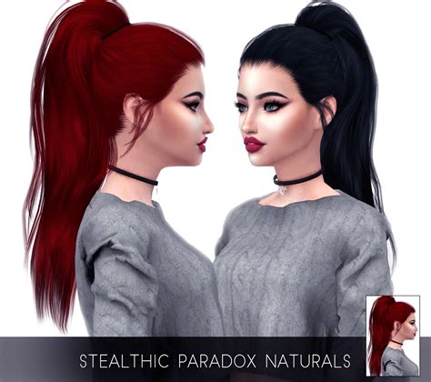 Sims 4 Hairs Kenzar Sims Paradox Naturals Hair Retextured