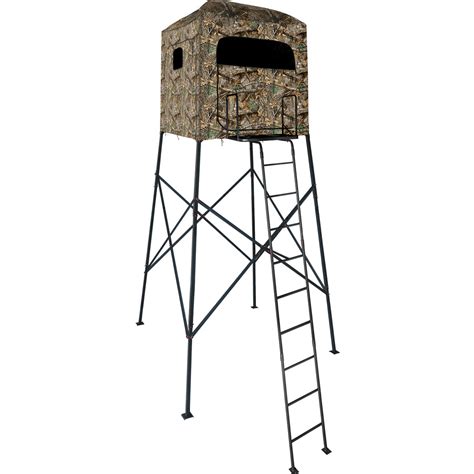Primal Treestand Pvts 812 The Garrison 12 Deluxe Quad Pod W Blind