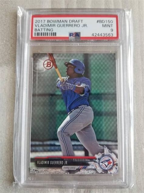 Guerrero entered his rookie season as the #1 prospect in baseball. Vladimir Guerrero Jr Bowman Draft (Batting) Rookie Card ...