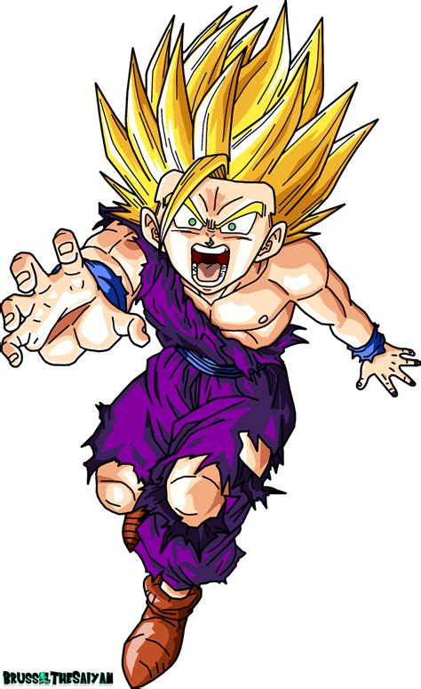 Super Saiyan 2 Teen Gohan By Brusselthesaiyan Dragon Z Dragon Balls