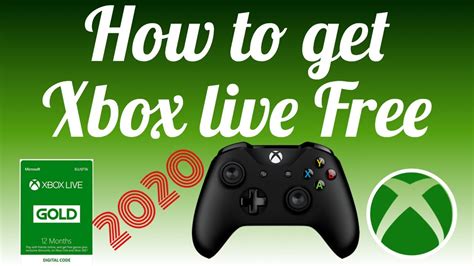 How To Get Xbox Live Gold For Free 2020 Legal Youtube
